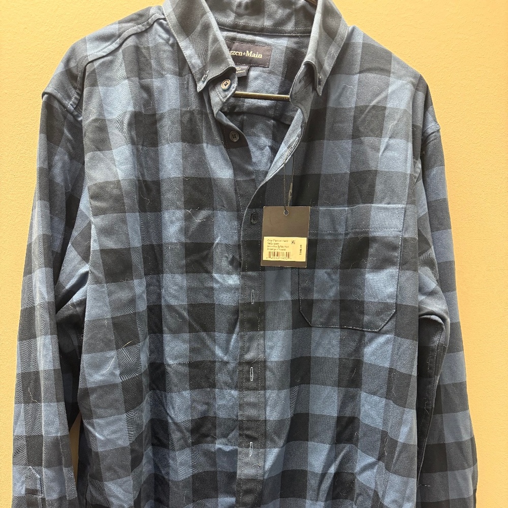 NWT Men's Flannel, Sz XL